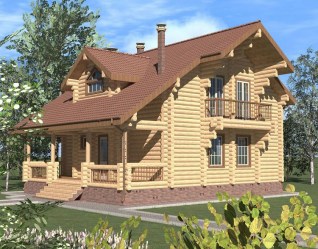 Проект деревянного дома Комфорт